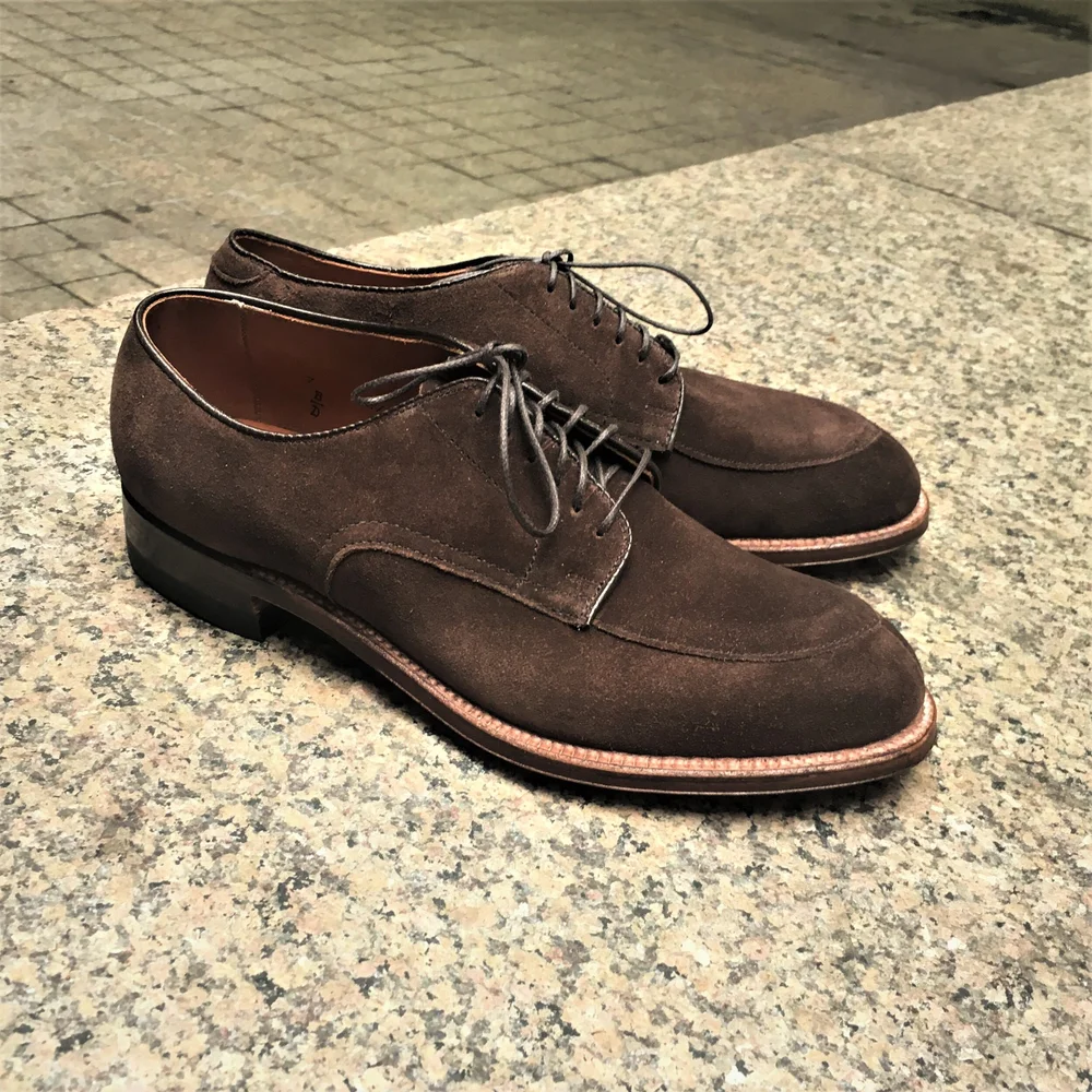 5491 Brown Suede — mouldedshoe